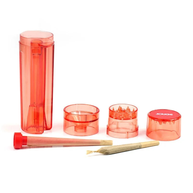 PVC Material Tobacco Filling Cone Rolling Grinder with 110Mm Roll Paper Horn Tube Cigarette Pre Roller Smoking Accessorie