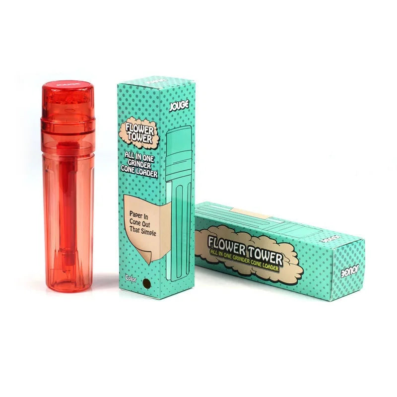 PVC Material Tobacco Filling Cone Rolling Grinder with 110Mm Roll Paper Horn Tube Cigarette Pre Roller Smoking Accessorie