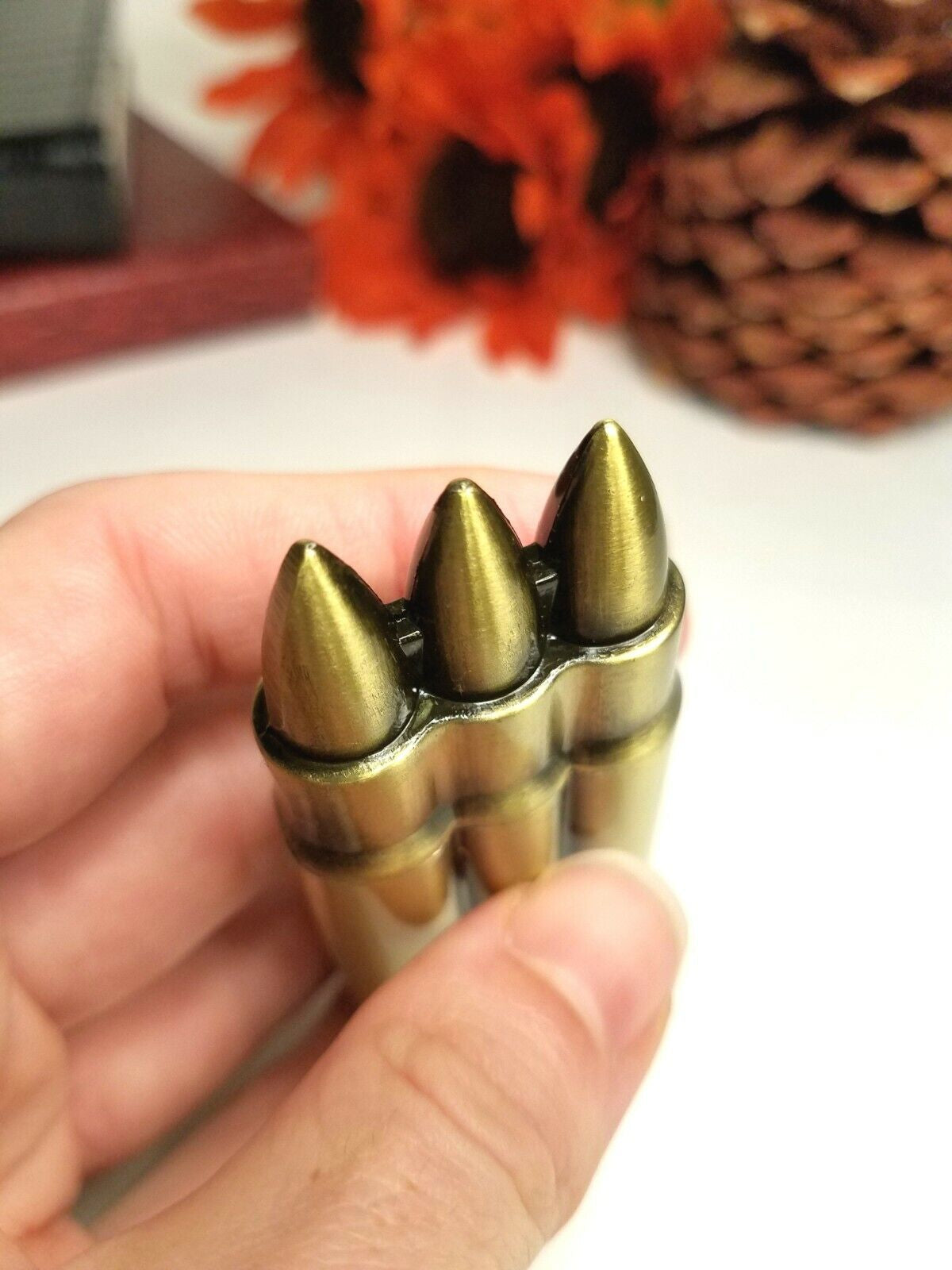 Refilable Novelty Bullet Butane Cigarette Lighter Windproof Torch