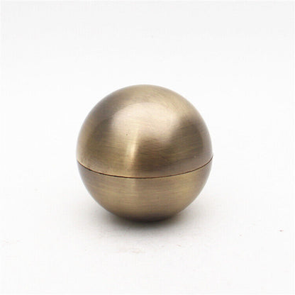 4-Layer Unique 53MM Metal Ball Hand Muller Tobacco Crusher Herb Spice Grinder