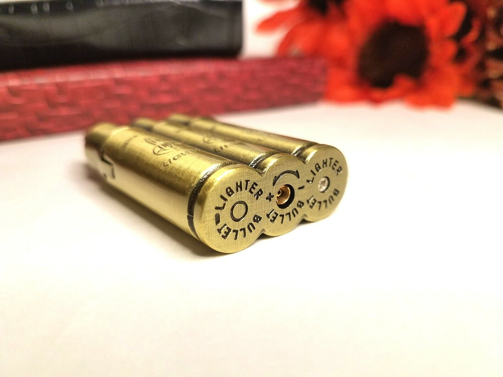 Refilable Novelty Bullet Butane Cigarette Lighter Windproof Torch