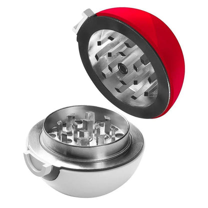 3-Layer Unique 55Mm Metal Ball Hand Muller Tobacco Crusher Herb Spice Grinder