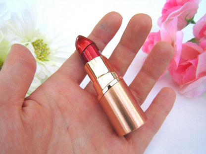 Refillable Novelty Butane Cigarette Gas Lighter - Funny Unique Lipstick Mom Gift