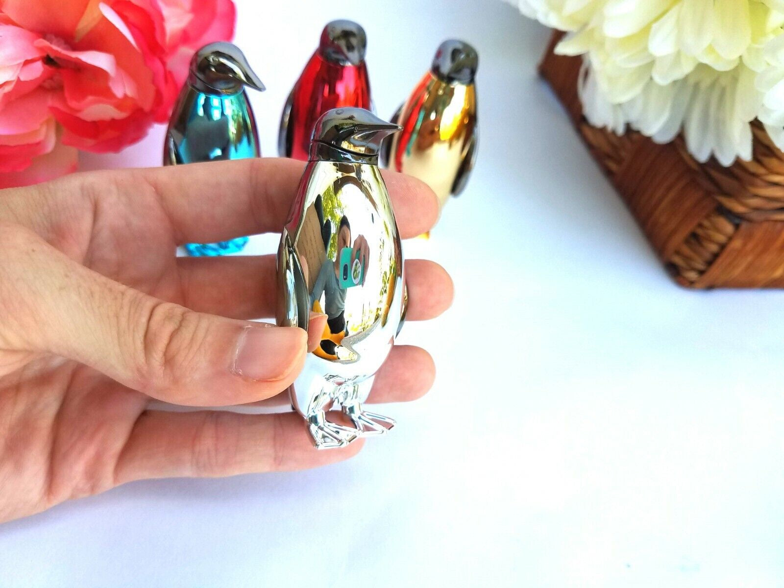 Refillable Novelty Butane Cigarette Lighter - Funny Unique Cute Kawaii Penguin