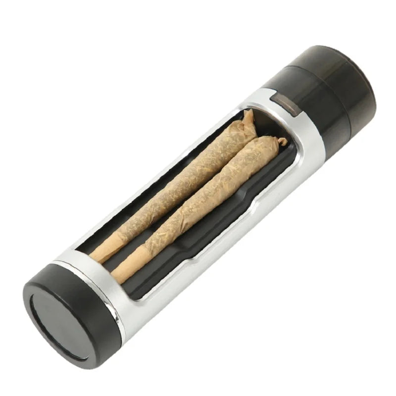 3 in 1 Plastic Grinder Cone Filler Stash Jar