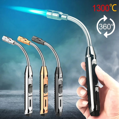 Butane Torch Turbo Gas Lighter, Jewelry Welding, Cigar Smoking, Metal Cigarette Lighters, Candle, BBQ, Kitchen, Cooking
