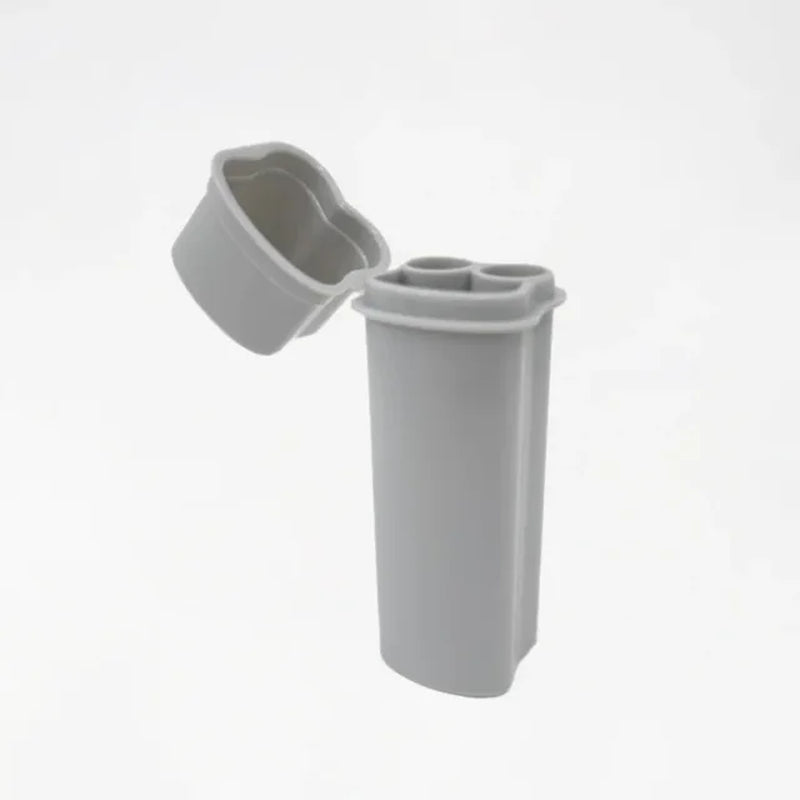 One-Piece Flip-Top Cigarette Case Kit with Two Holes Including Lighter for Easy Storage and Carrying around Smoking Accessories