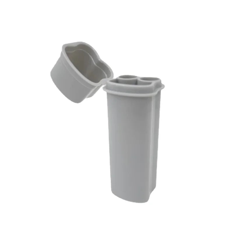 One-Piece Flip-Top Cigarette Case Kit with Two Holes Including Lighter for Easy Storage and Carrying around Smoking Accessories