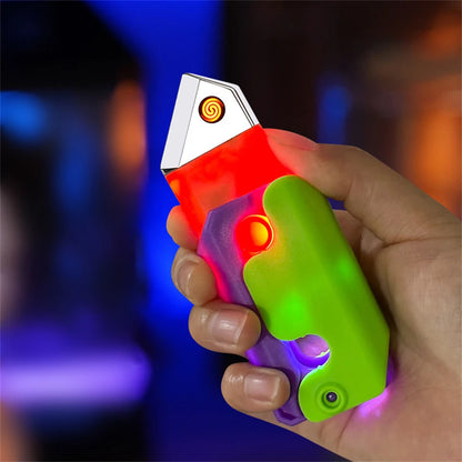 Electric Wind-Proof Butterfly Fidget Lighter