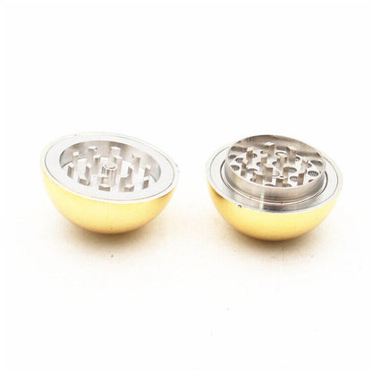 4-Layer Unique 53MM Metal Ball Hand Muller Tobacco Crusher Herb Spice Grinder