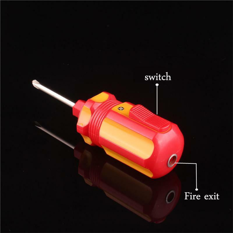 Refillable Novelty Butane Cigarette Lighter - Unique Tool Screwdriver Dad Father