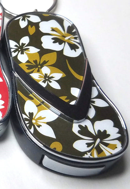 Refillable Novelty Butane Cigarette Gas Lighter - Funny Unique Flip Flop Shoe