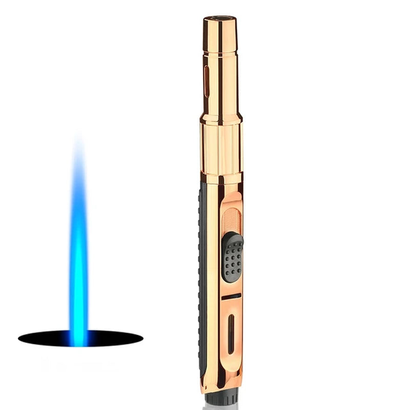 Butane Torch Turbo Gas Lighter, Jewelry Welding, Cigar Smoking, Metal Cigarette Lighters, Candle, BBQ, Kitchen, Cooking
