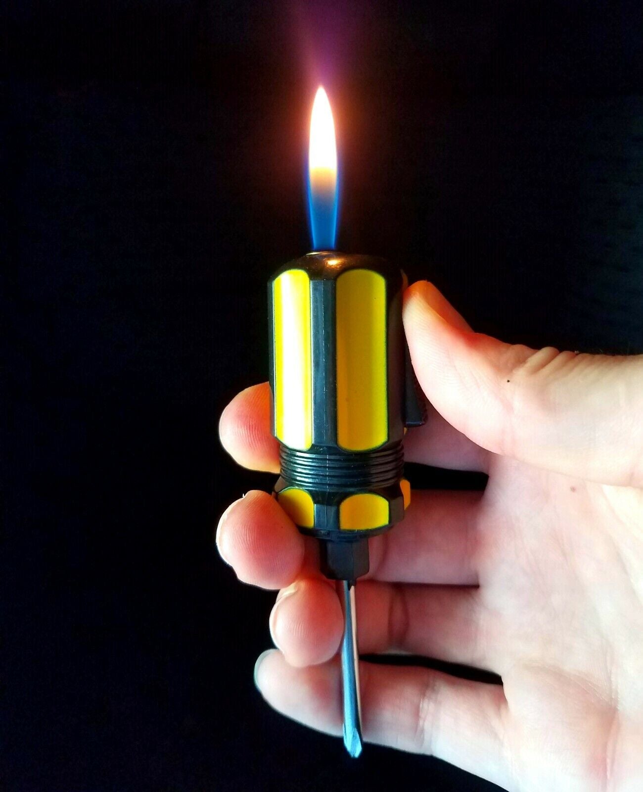 Refillable Novelty Butane Cigarette Lighter - Unique Tool Screwdriver Dad Father